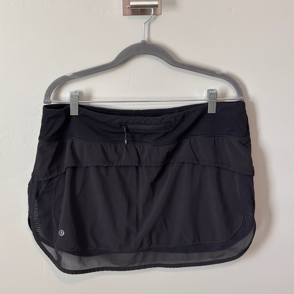 lululemon athletica Black Skort